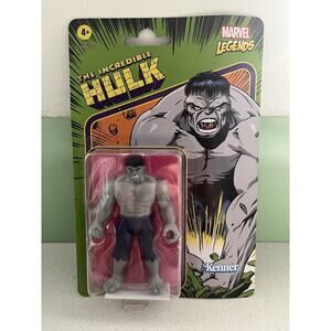 2021 Hasbro Marvel Legends Retro 3.75" Incredible Grey Hulk Action Figure